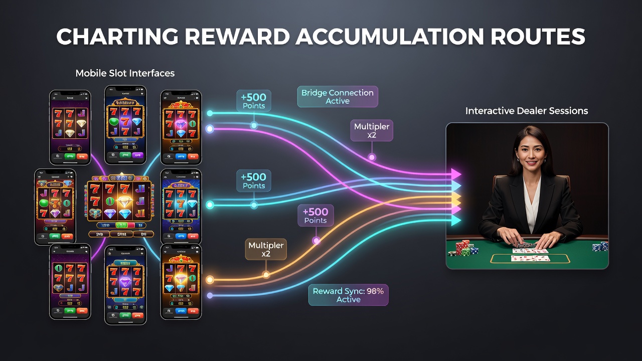 Visualisierung von Verbindungen zwischen mobilen Slots, Dealer-Sessions und Event-Wetten in Mitgliedschaftsprogrammen