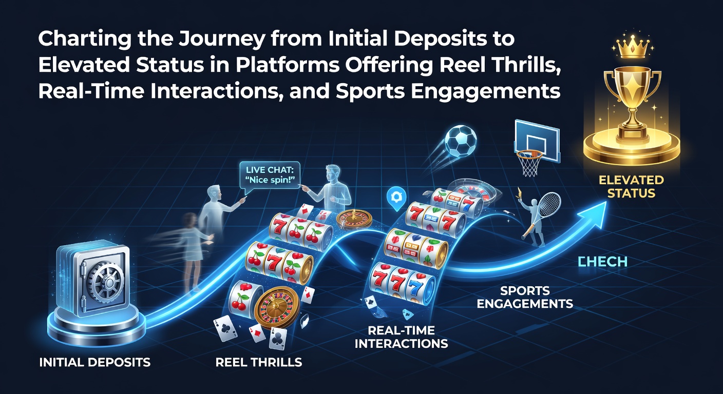 Darstellung der ersten Einzahlung und des Einstiegs in Online-Plattformen mit Slots, Live-Dealer und Sportwetten