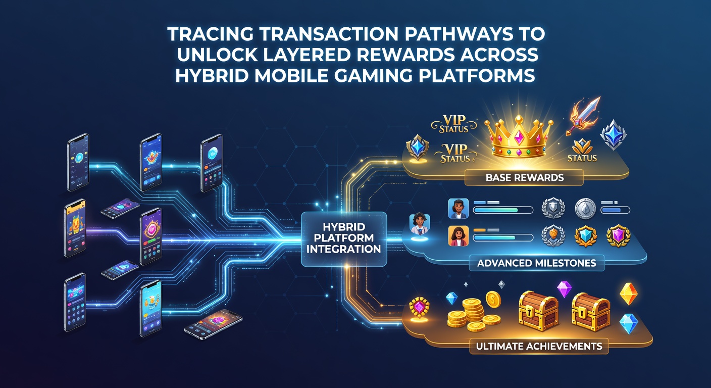 Darstellung von Belohnungsebenen und Transaktionsverknüpfungen zwischen mobilen Casino-Modulen und Sportwetten